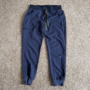 Figs Technical Collection Zamora Jogger Scrub Pants Womens Medium Blue/Gray